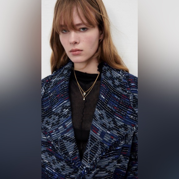 Zara limited edition jacquard overcoat - Picture 3 of 3